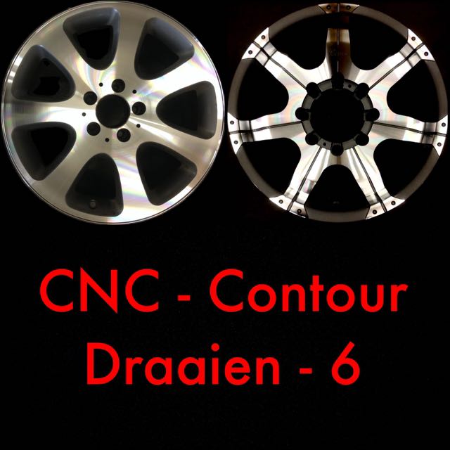 CNC Glans Diamant Contour Draaien Rij 6