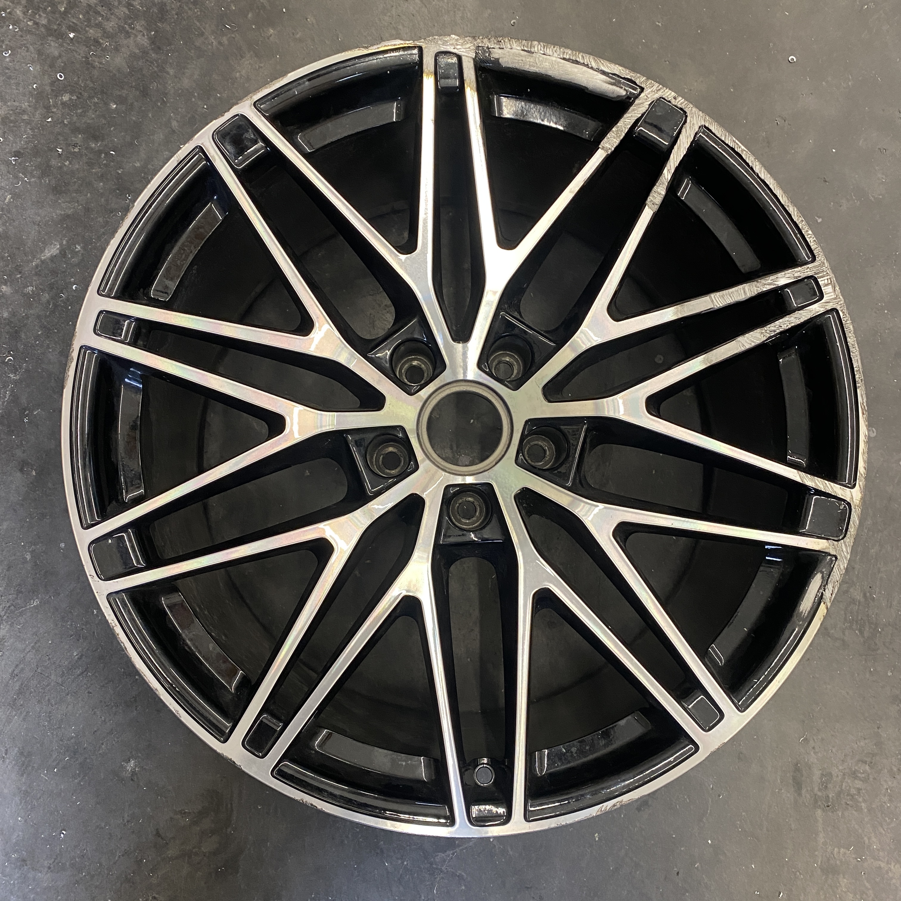 Porsche RS Spyder Cromodora Schade Velg Krom Beschadigd